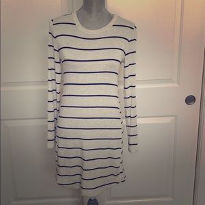 Lou & Grey striped fleece dress